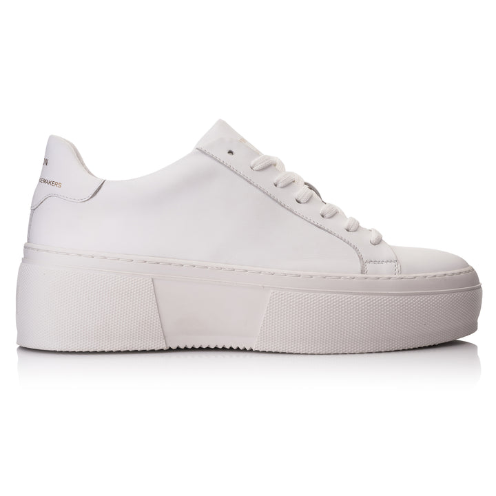 HINSON Sneaker Alb | Ava Edge Low White-S