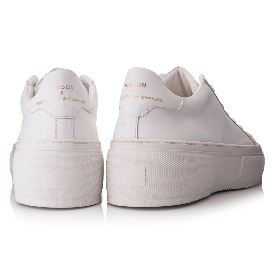 HINSON Sneaker Alb | Ava Edge Low White-B