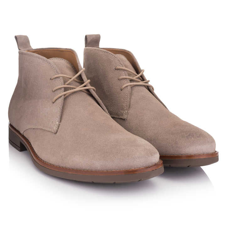 BATAVIA CHUCKA 2 bézs bőr Suede sneaker