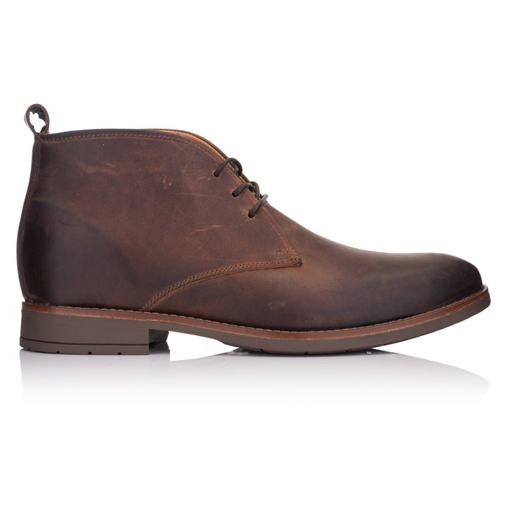 BATAVIA CHUCKA 2 konyak színű bőr Pull up sneaker