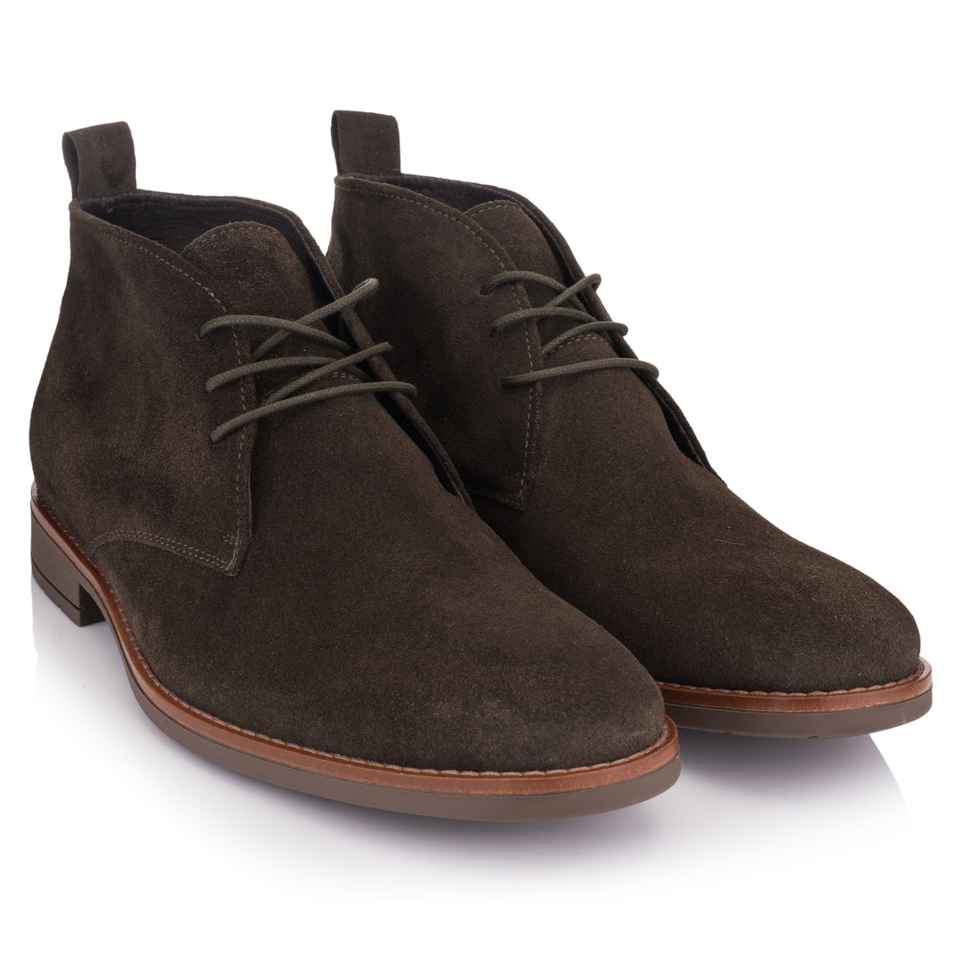 OMNIO Ghete Maro | Batavia Chukka 2 Olive Leather Suede-F