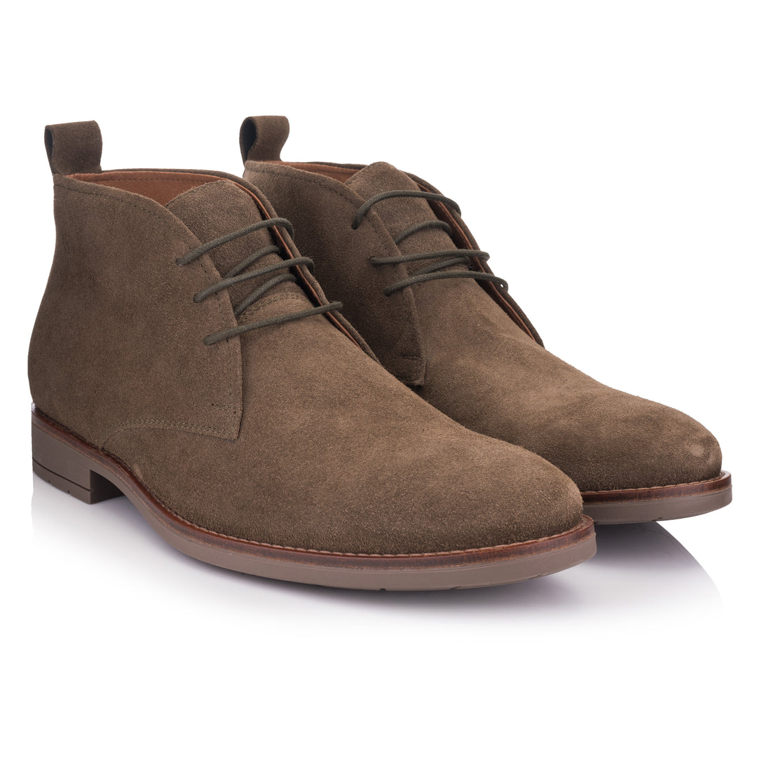 BATAVIA CHUCKA 2 khaki bőr Suede sneaker