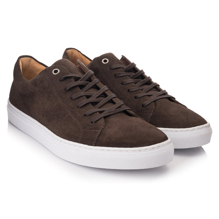VELO ECO Dk.brown Suede bőr sneaker