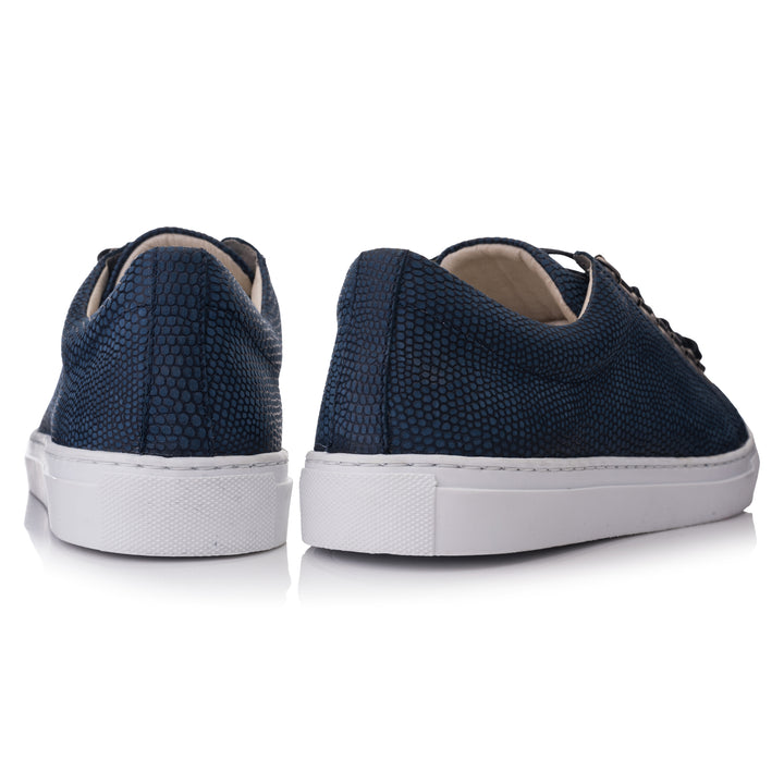 VELO ECO Lizzard sötétkék bőr sneaker