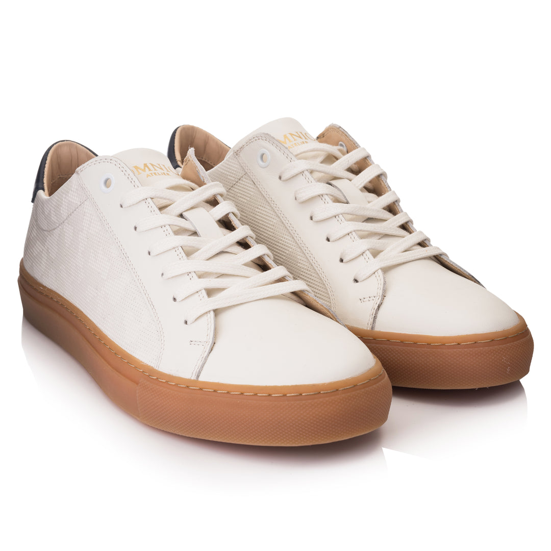 OMNIO Sneaker Alb | Veneto Regal Low Off White/Navy Camo - f