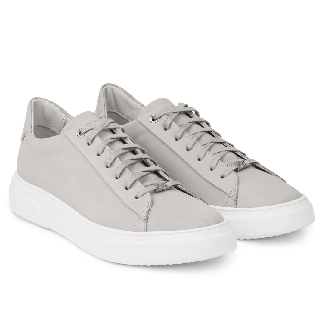 KEA BASE LOW világosszürke nubuk sneaker