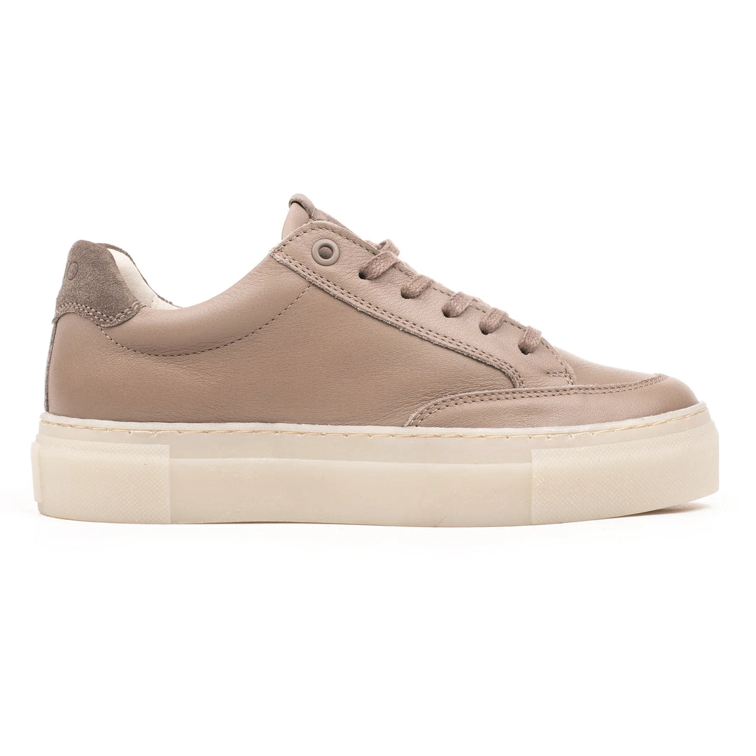CAYENNE RETRO LOW taupe mart bőr sneaker