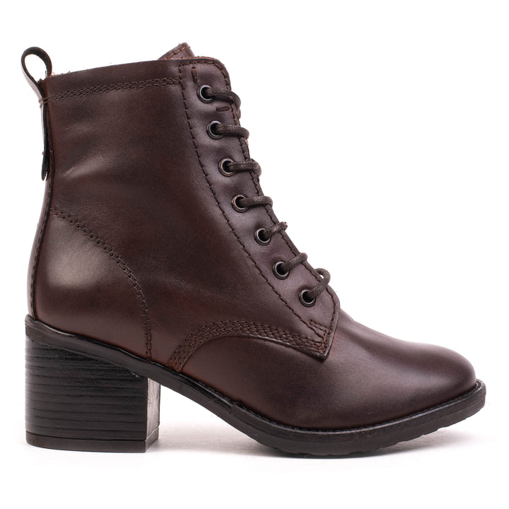 ANNIE ANKLE LACE BOOT Tdm bőr csizma