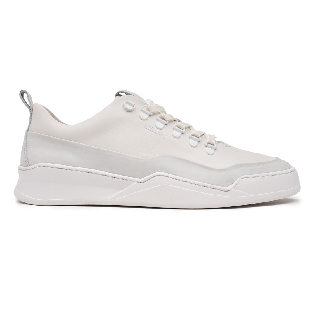 HINSON Sneaker Alb | Allin Trail Low White Leather-S