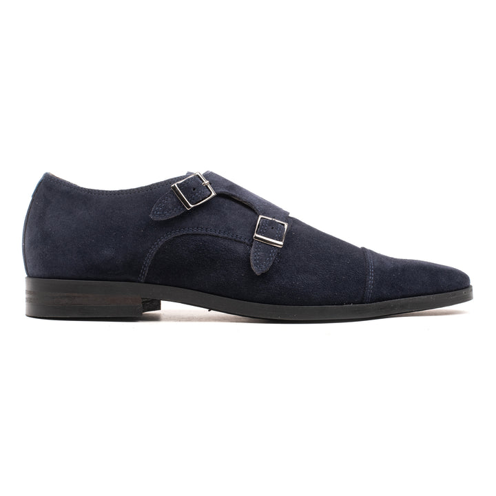 ARRONE BUCKLE SHOE sötétkék Suede bőr sneaker
