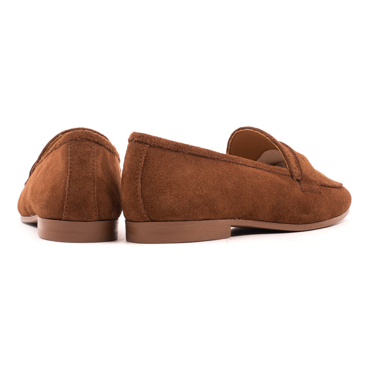 AMPARO LOAFER barna Suede Perforated