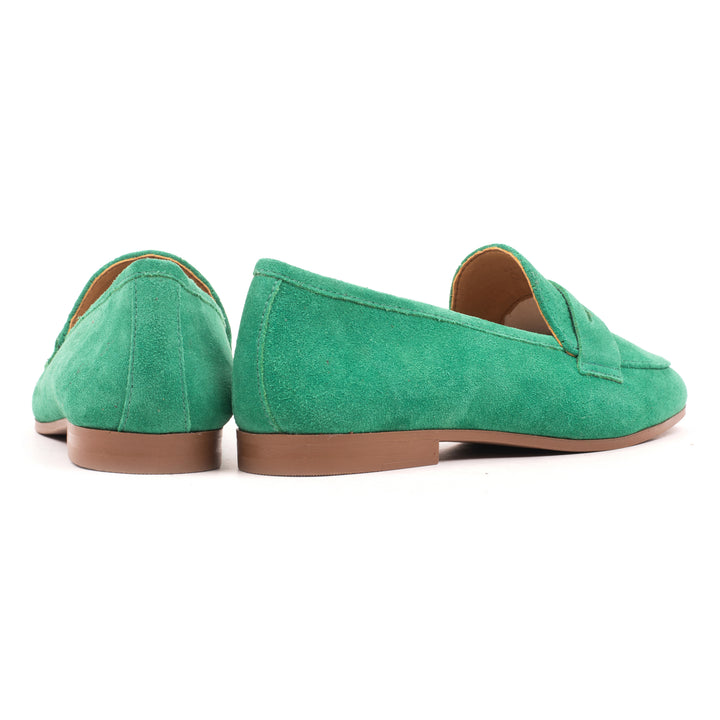 AMPARO LOAFER zöld Suede Perforated