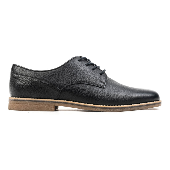 SPAZIO LACE UP fekete mart bőr sneaker