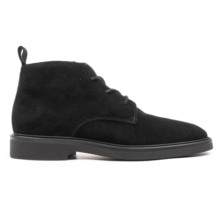 BEATENBERG CHUKKA RAW EDGE fekete bőr Suede sneaker