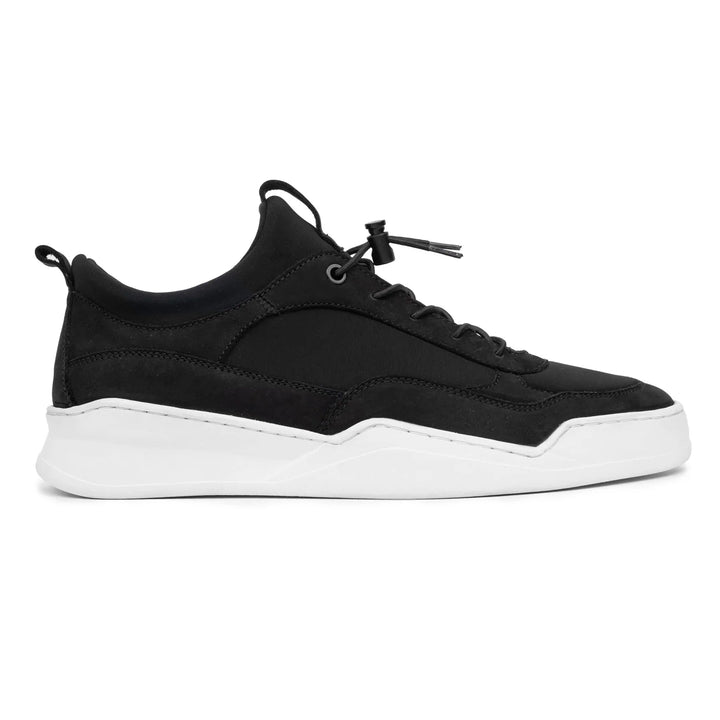 ALLIN SARUN fekete nubuk/Neoprene sneaker