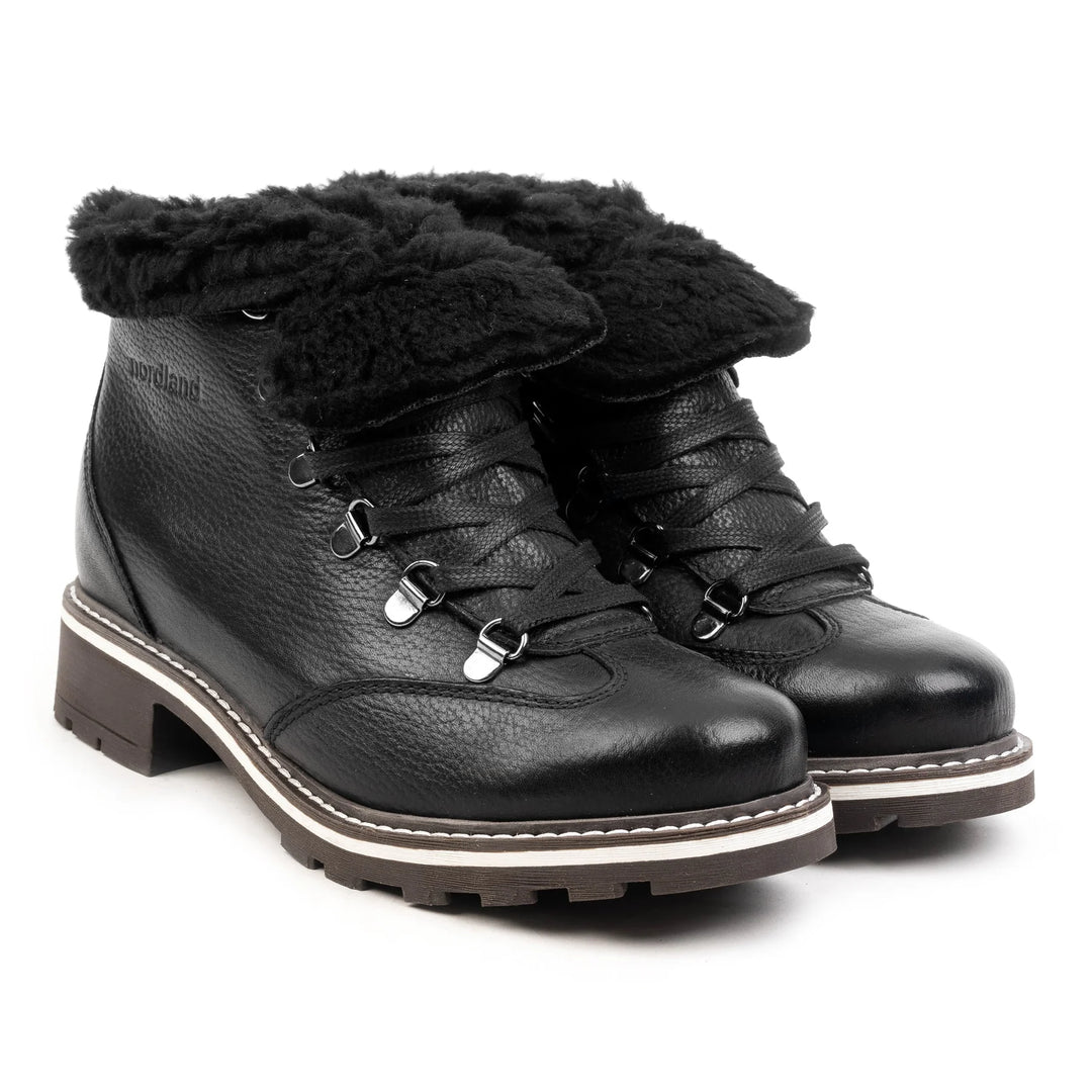 RUBY HIKER fekete mart bőr sneaker
