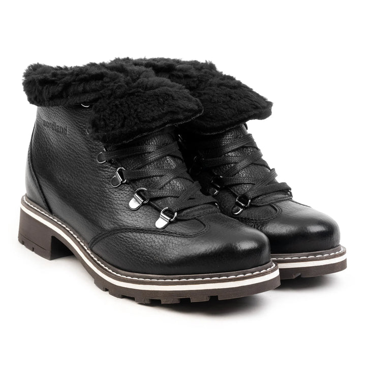 RUBY HIKER fekete mart bőr sneaker
