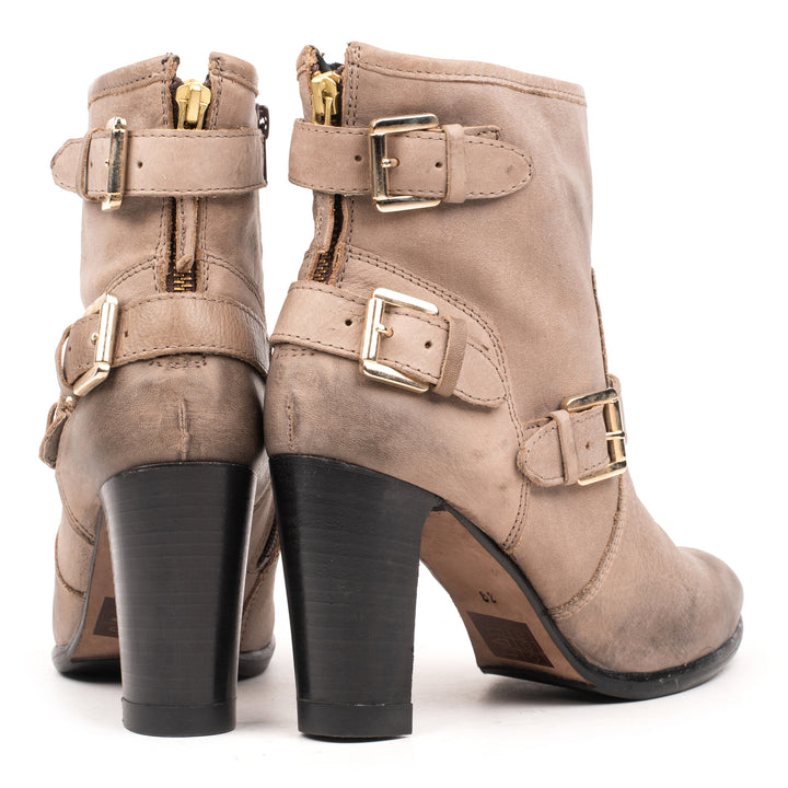 DINA STRAP BOOT szürke nubuk csizma