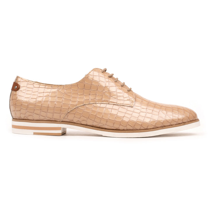 LIDIA OXFORT APL bézs Patent Embossed sneaker