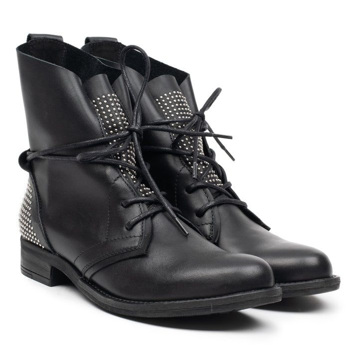 ÚJ LEVA 2 KÖRBEFUTÓ FŰZŐ DÍSZÍTÉS Fekete Bőr