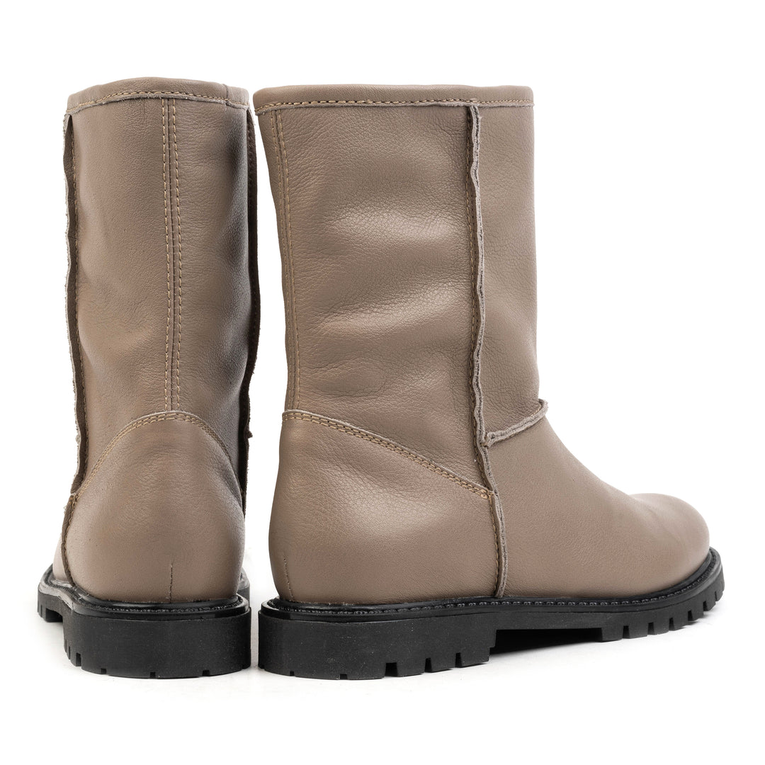 DART LADIES PULL-ON MID taupe bőr