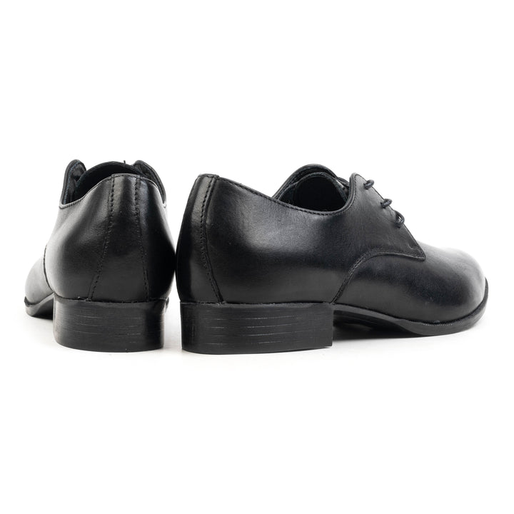 COLLETE Fűzős fekete bőr