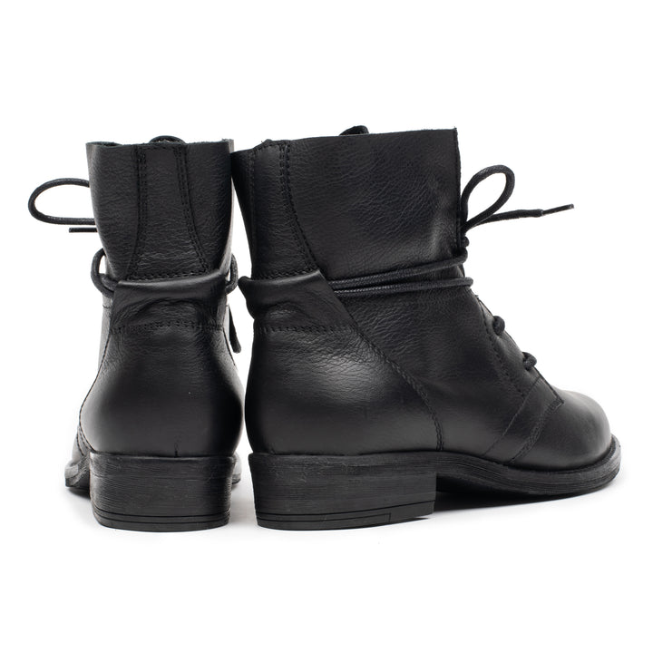 NEW LEVA 2 LACE fekete mart bőr sneaker