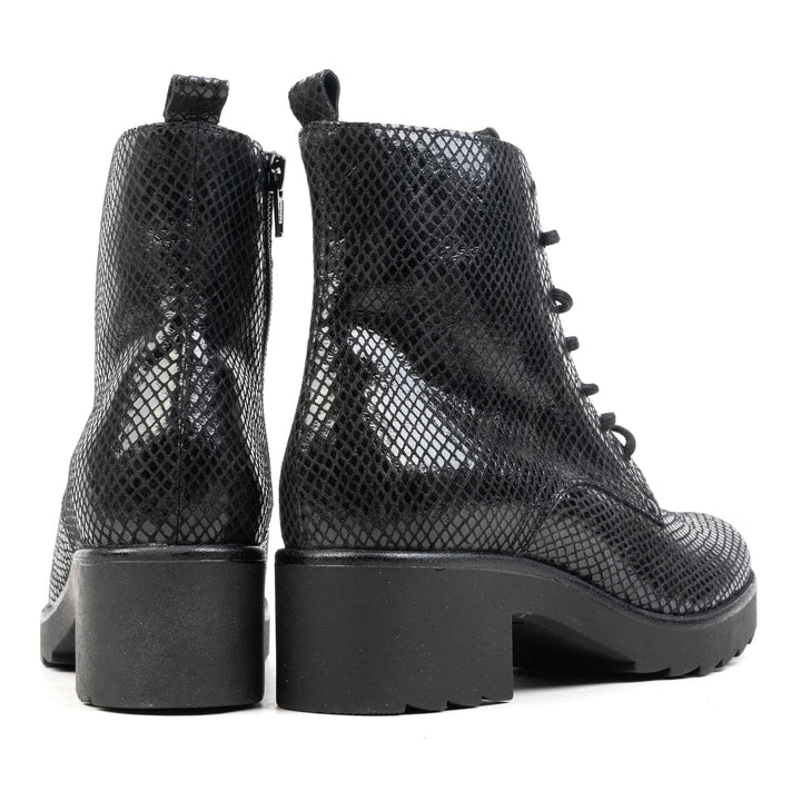 YALE LACE BOOTY fekete Pyton csizma
