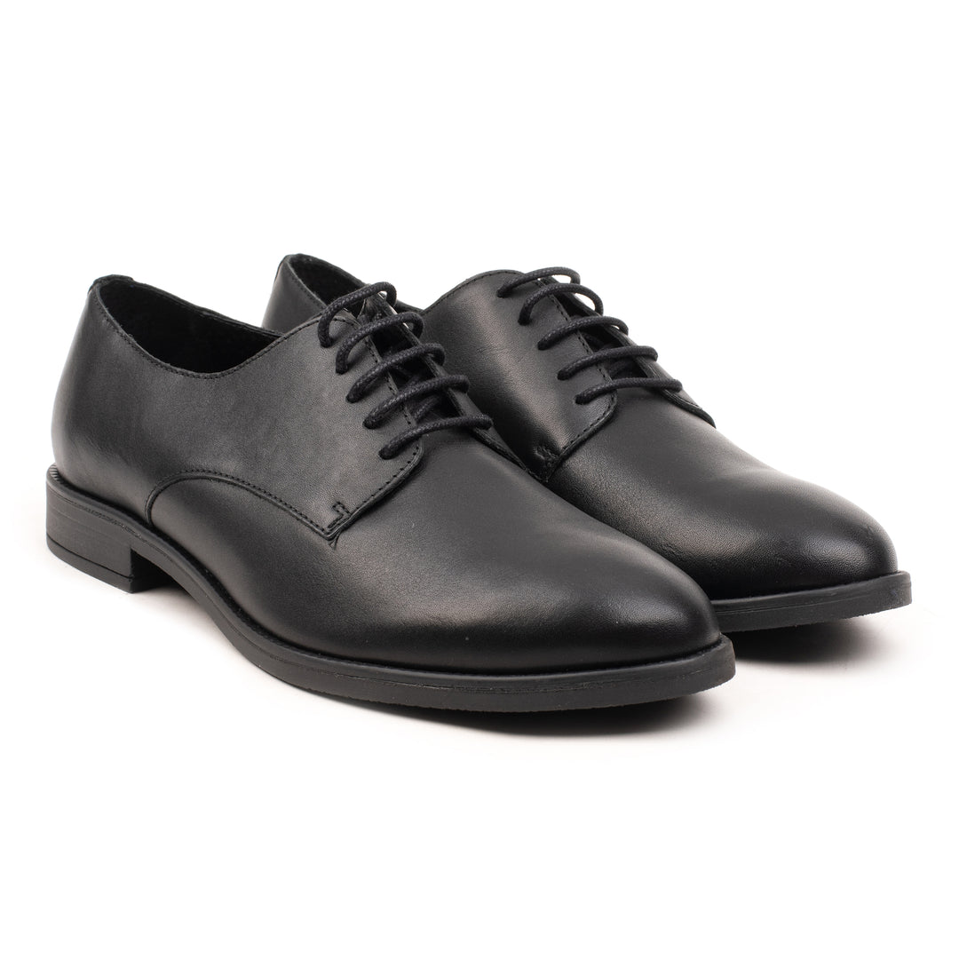 DAISA SHOE fekete sima bőr sneaker