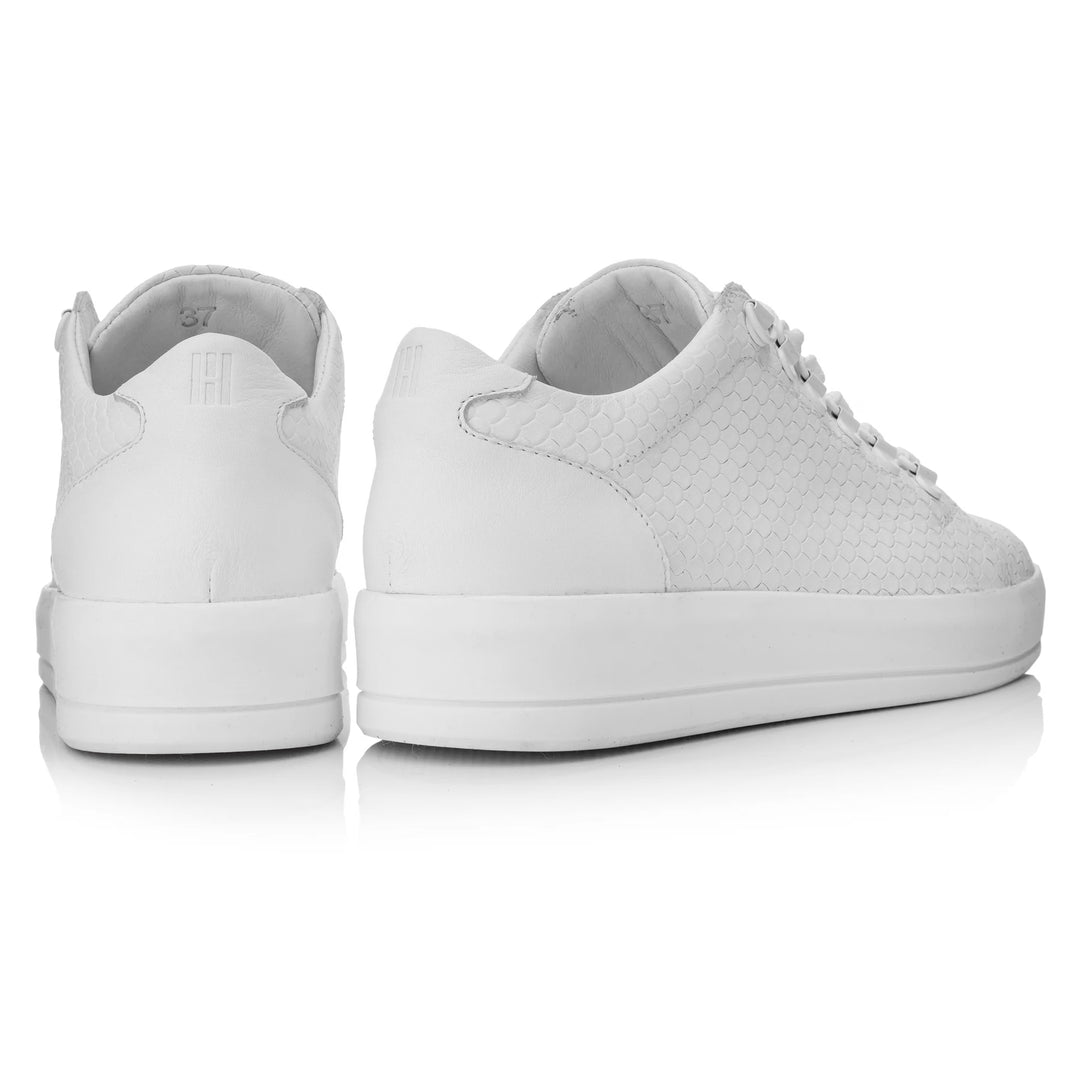 JENNER MONO LOW fehér bőr sneaker