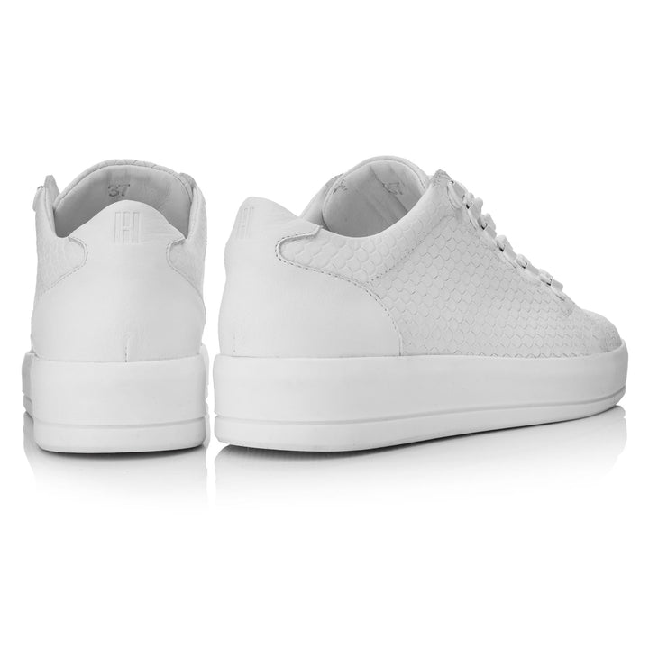 JENNER MONO LOW fehér bőr sneaker