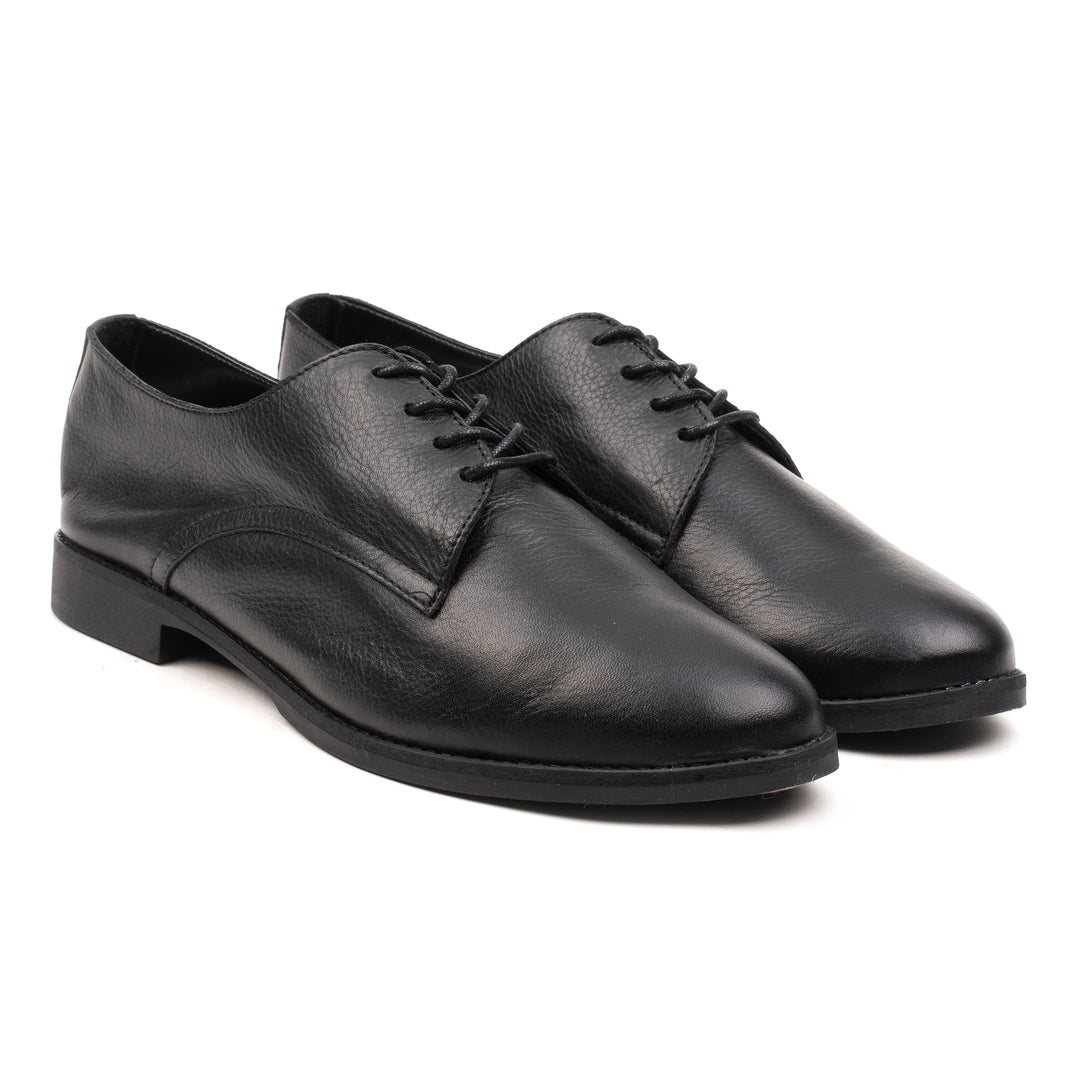 CODE SHOE fekete mart bőr sneaker