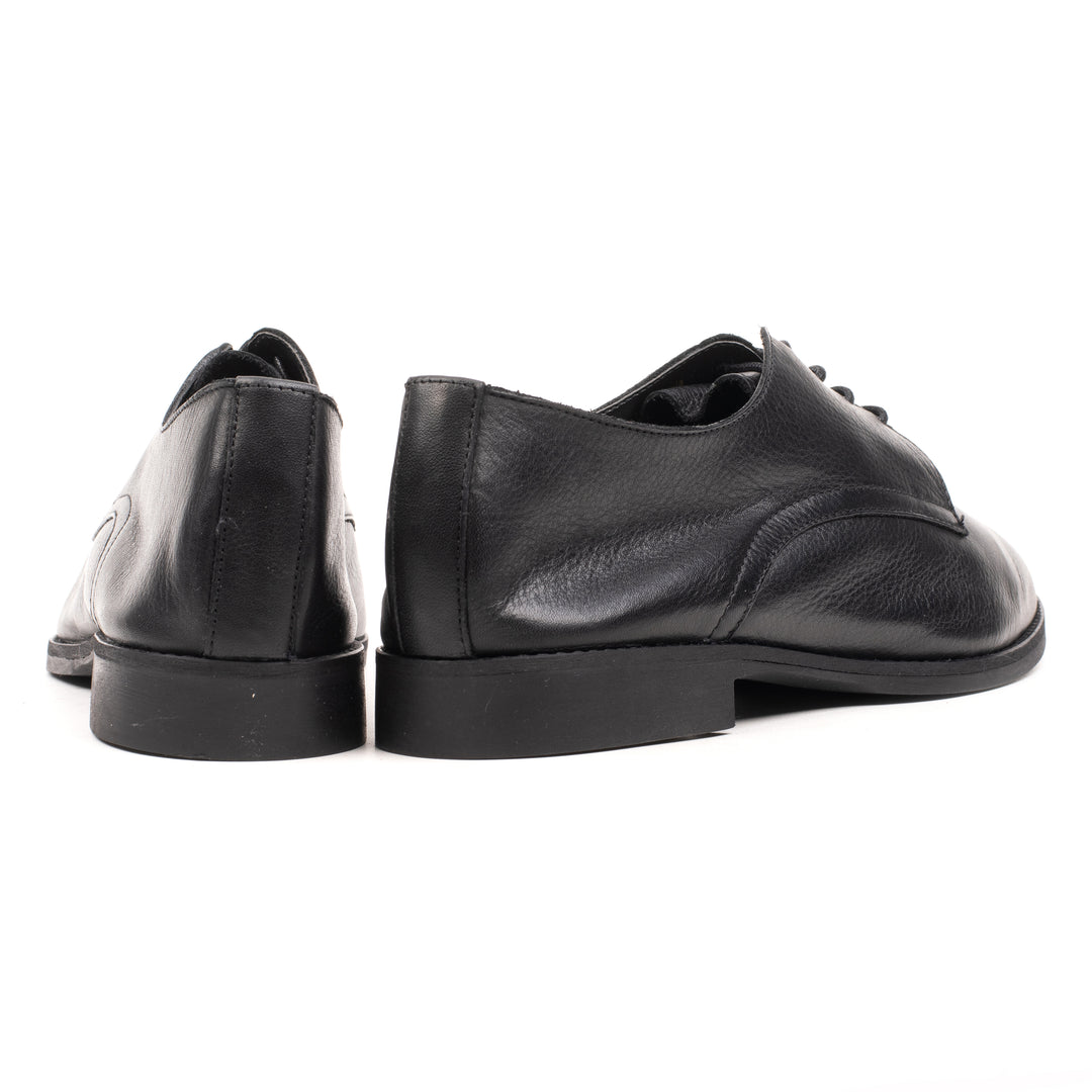 CODE SHOE fekete mart bőr sneaker