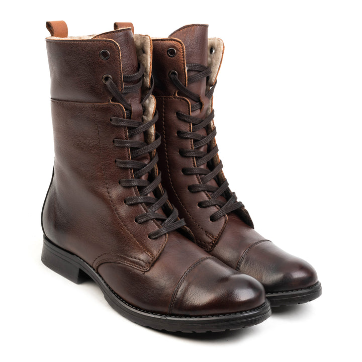 SARAH ECO LACE BOOT Tdm marhabőr