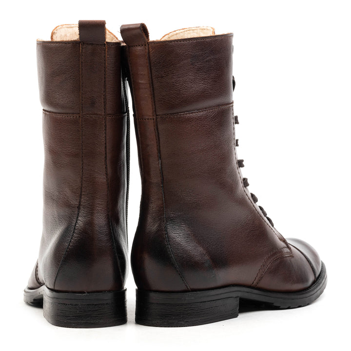 SARAH ECO LACE BOOT Tdm marhabőr