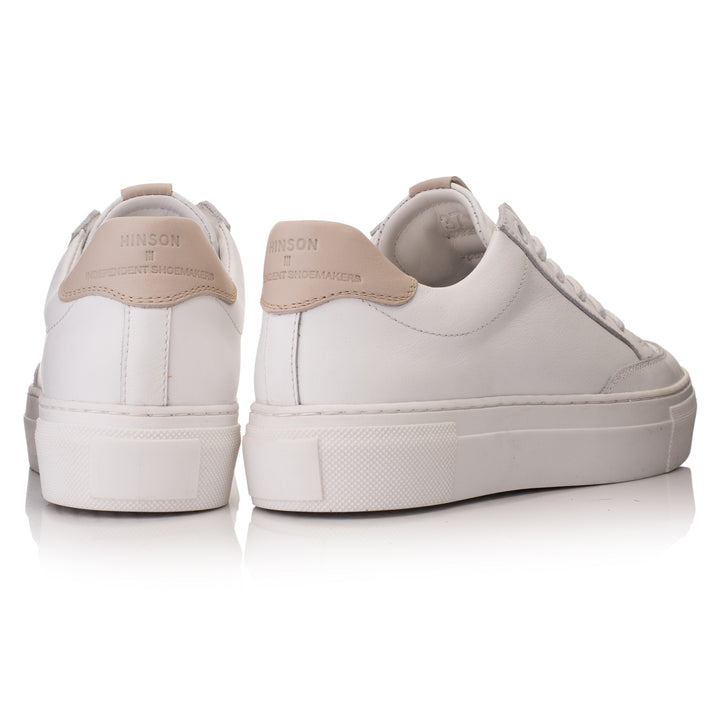 OMNIO Sneaker Alb | Cayenne Retro Low White Leather - b
