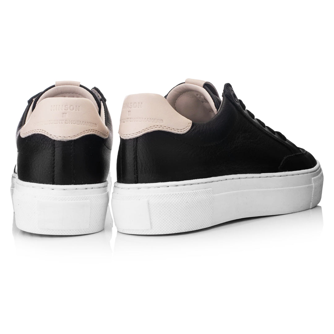 CAYENNE RETRO LOW fekete bőr sneaker