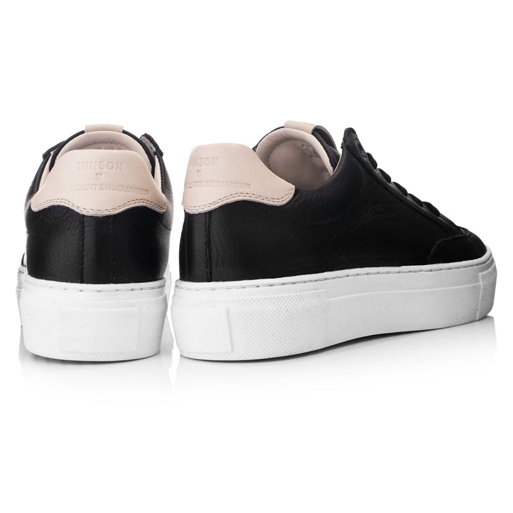CAYENNE RETRO LOW fekete bőr sneaker