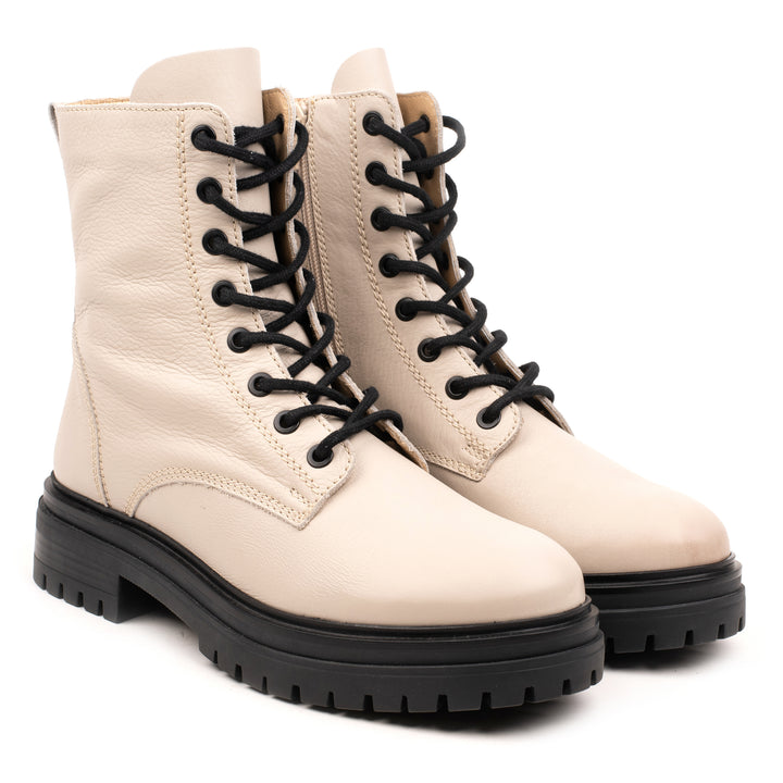 LEYTON BOKACSIZMA bézs bőrből, marhabőr