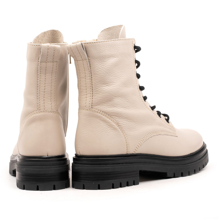 LEYTON BOKACSIZMA bézs bőrből, marhabőr