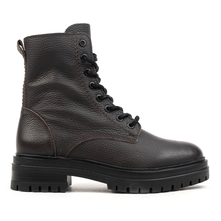 LEYTON BOKACSIZMA Sötétbarna, őrölt bőr