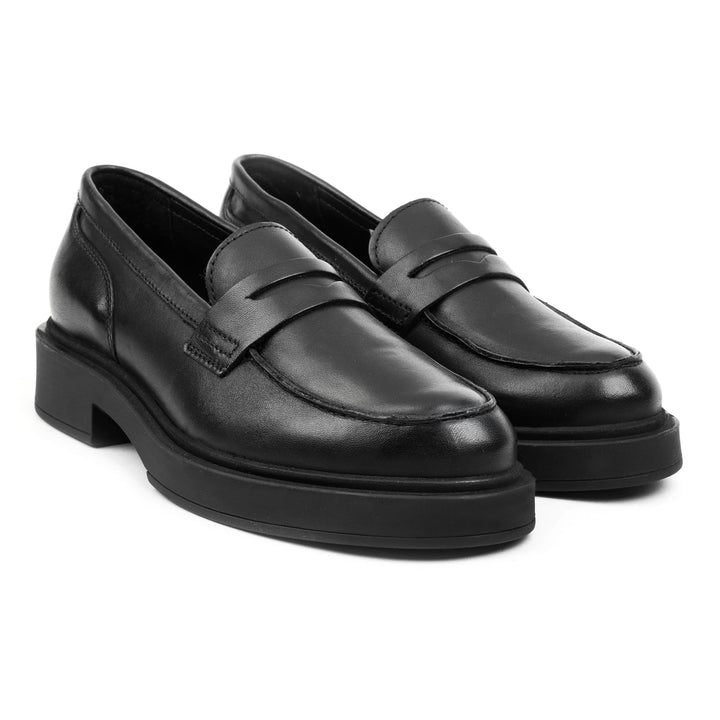 KALIE LOAFER fekete bőr