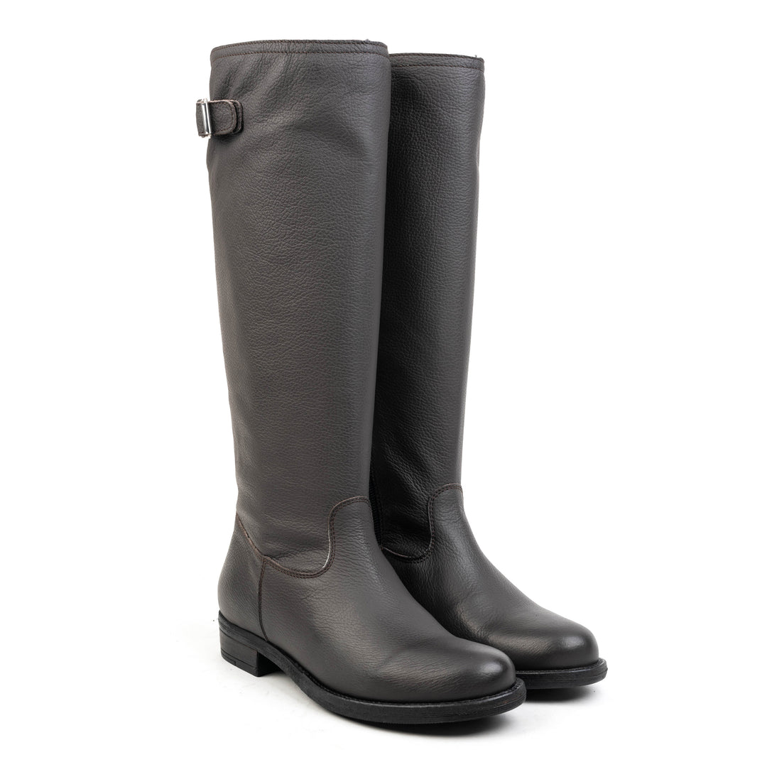 NEW LEVA HIGH BOOT Dk barna mart bőr csizma
