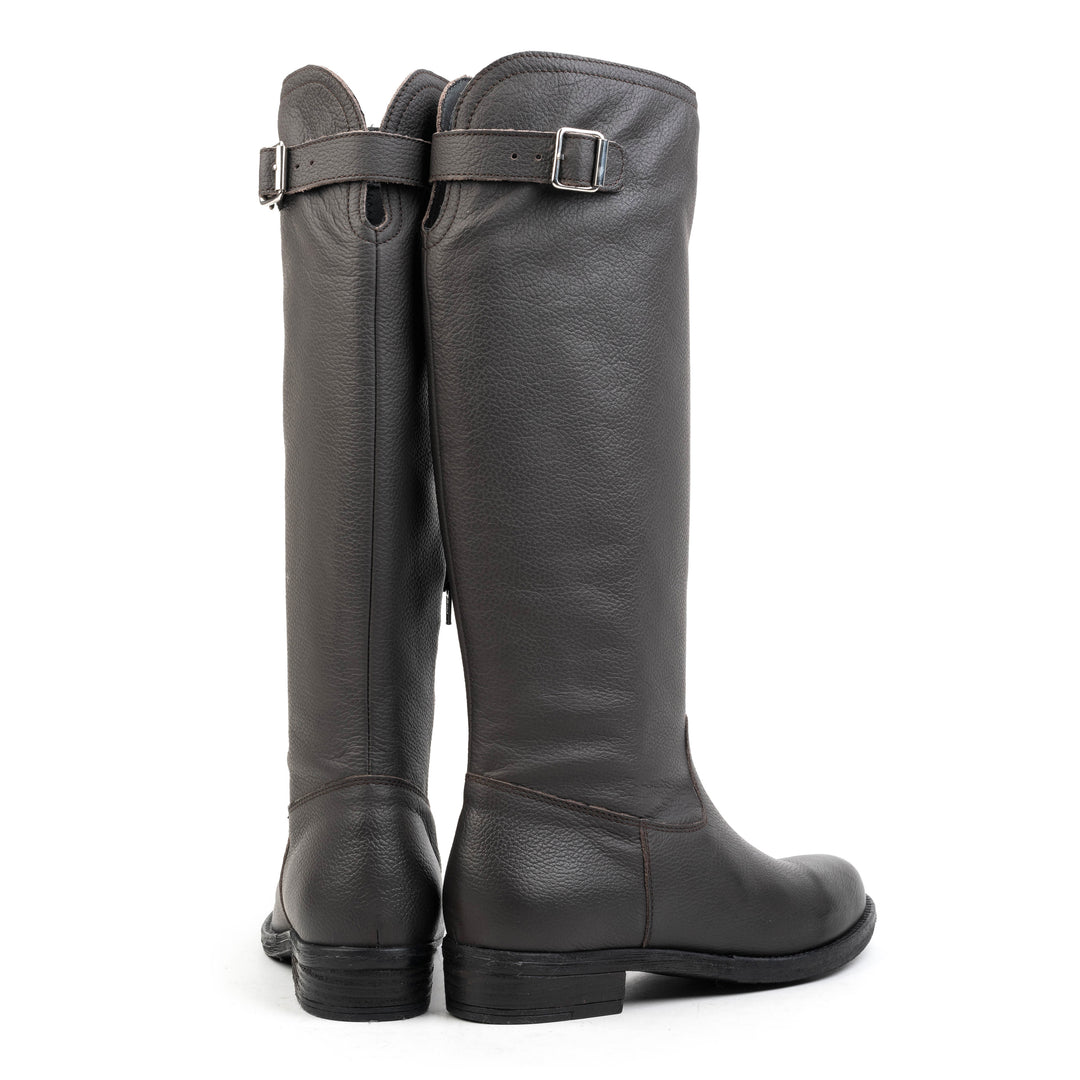 NEW LEVA HIGH BOOT Dk barna mart bőr csizma