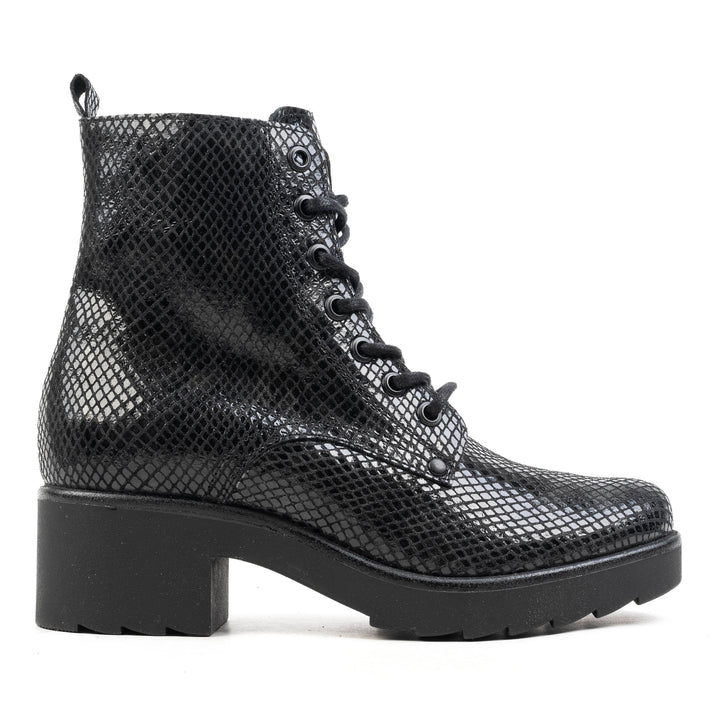 YALE LACE BOOTY fekete Pyton csizma