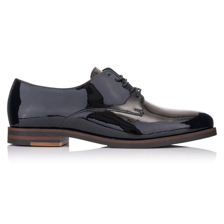 LIDIA GIBSON fekete bőr Patent sneaker