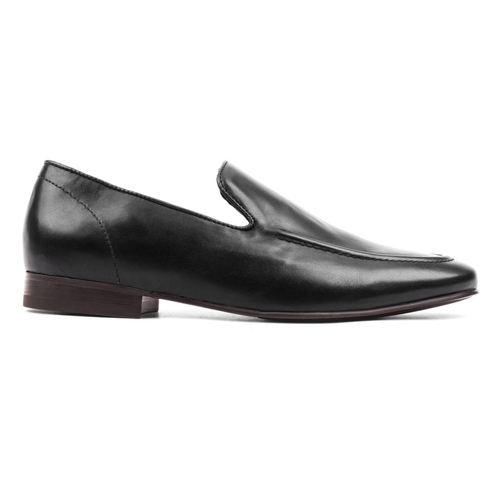 SILVA MOCCASIN fekete bőr sneaker