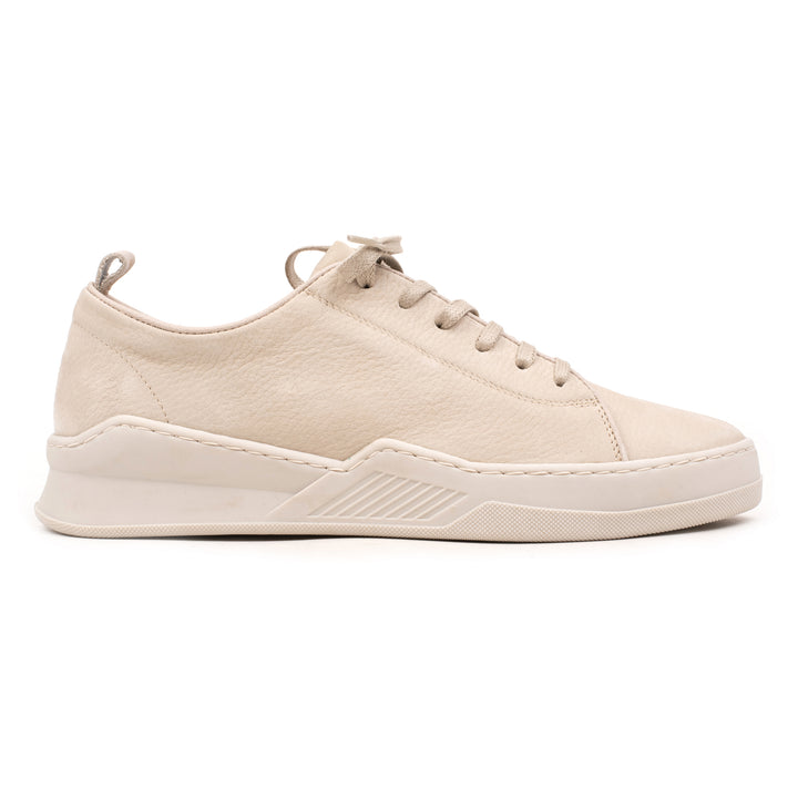 ESKO LOW LYCRA bézs nubuk sneaker