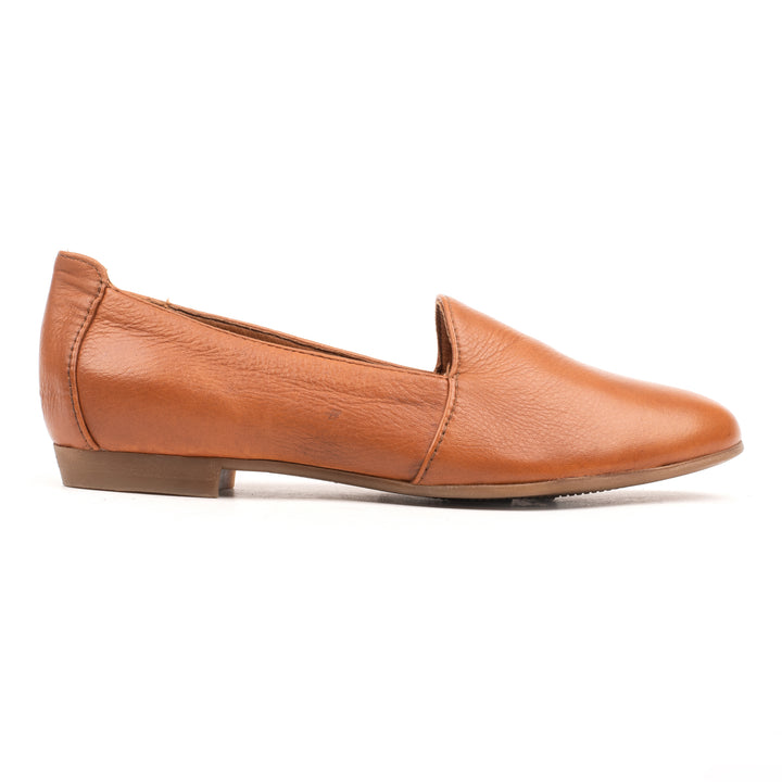 PREP CAPE LOAFER konyak színű mart bőr