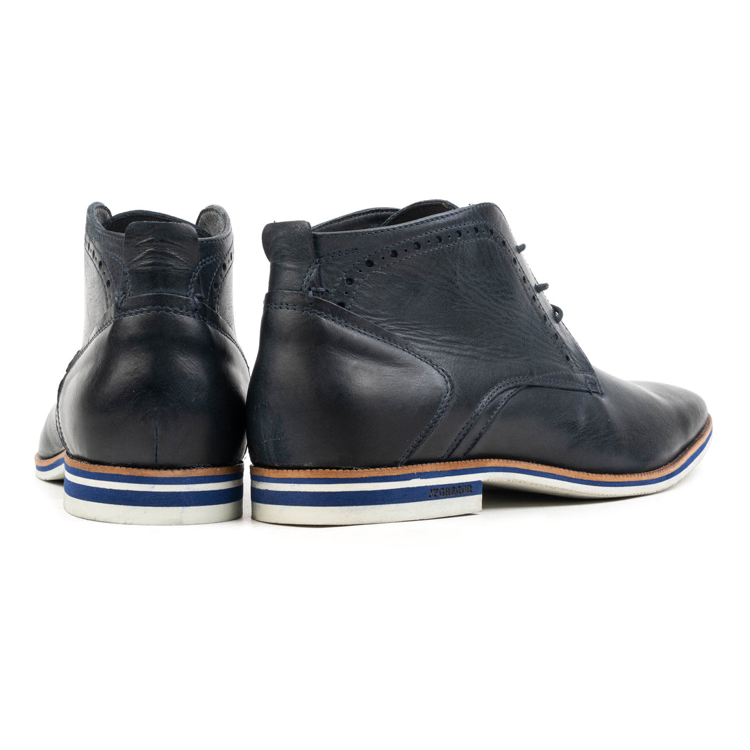 SANTANDER LACE UP Sötétkék nubuk